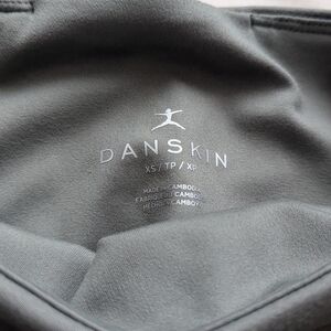 Danskin Green and Gray Leggings Stretchy Activewear